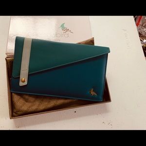 One Odd Bird envelope clutch